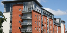 apartment building in Nottingham UK